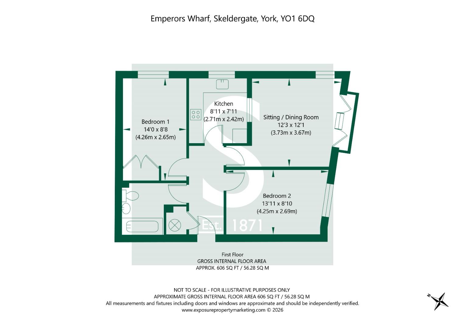 Skeldergate 12 Emperors Wharf York YO1 6DQ