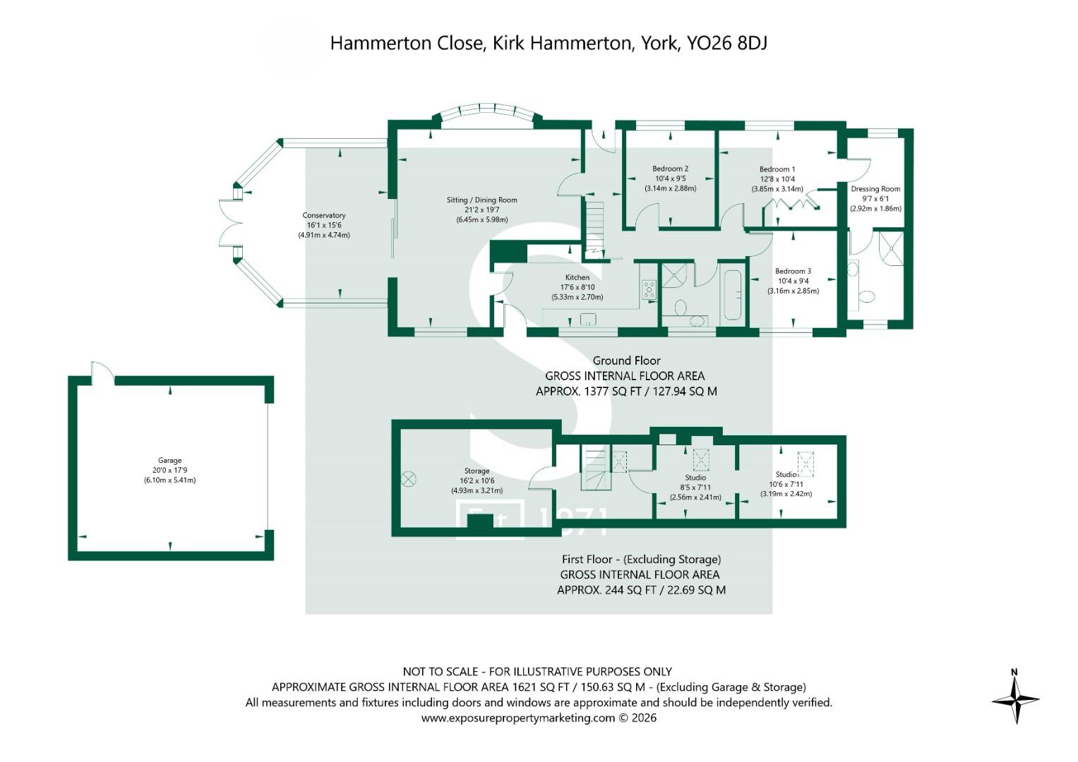 Hammerton Close Chelmont, 6 York YO26 8DJ