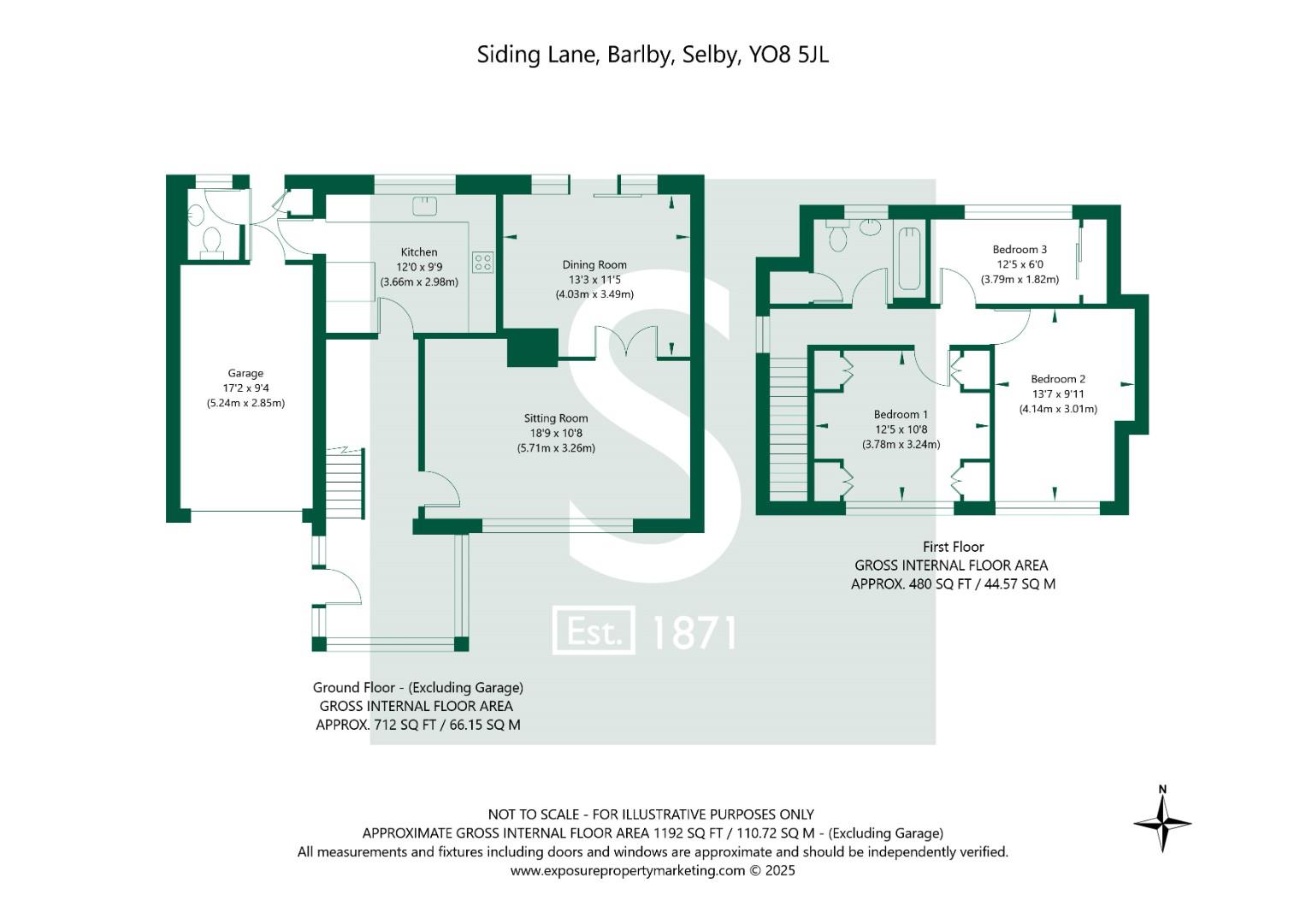 Siding Lane 23 Barlby YO8 5JL